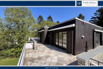 Maisonette-Penthouse mit Dachterrasse in idyllischer Lage nahe der Elbe