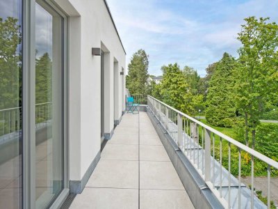 Elegant penthouse duplex apartment with a stunning view