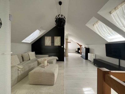 Großzügige & helle 3-Zimmer Maisonette-Wohnung mit Balkon, Terrasse & Garten in Aarbergen