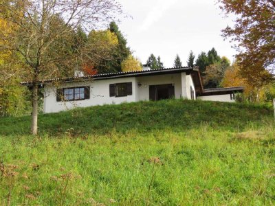 Wochenendhaus auf der Rusel in sehr sonniger Waldrandlage mit Fernsicht
