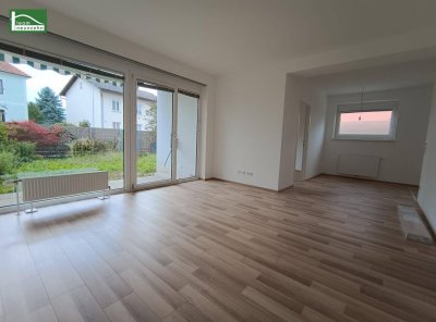 Unbefristete 2-Zimmer-Wohnung mit Eigengarten!