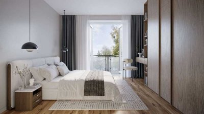 Helle 3-Zimmer Wohnung mit 2 Balkonen