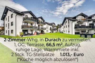 Exklusive 2-Zimmer-OG-Wohnung mit gehobener Innenausstattung und Balkon in Durach