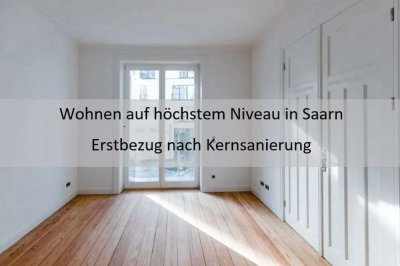 Kernsanierte 4 Zimmer Wohnung im Energieeffizienzhaus mit 400 m² Garten