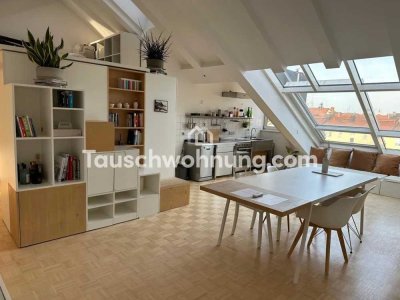 Tauschwohnung: Lichtdurchflutetes Loft in Mitten der Maxvorstadt