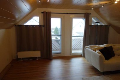 Helle 3-Zimmer Dachgeschosswohnung mit Balkon in Bad Saulgau