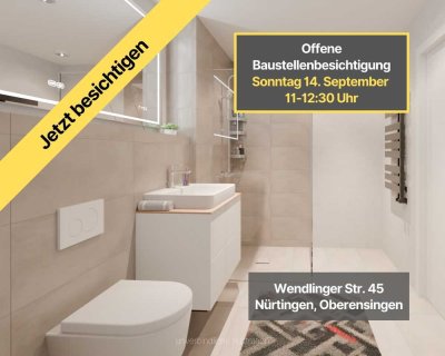 Neubau Oberensingen: moderne 3,5-Zimmer-Wohnung