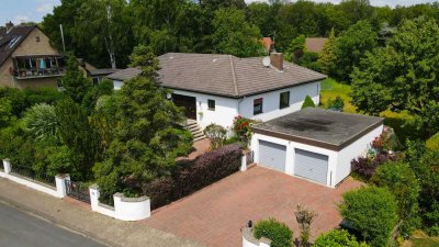 Exklusiver Winkel-Bungalow mit parkähnlichem Grundstück in begehrter Lage von Cremlingen-Hordorf