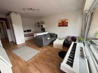 Attraktive 1-Zimmer-Wohnung mit Balkon und Garage in ruhiger Lage von Nußloch