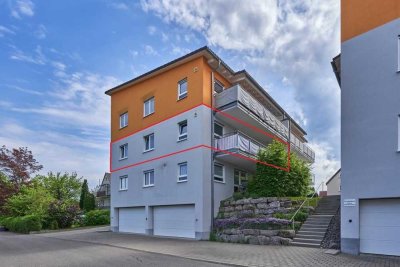 Ansprechende 3,5-Zimmer-Wohnung mit gehobener Innenausstattung & Balkon (S/W) sowie EBK in Bisingen