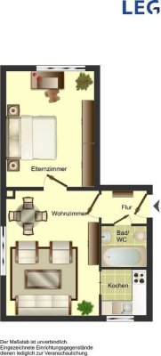 Demnächst frei! 1-Zimmer-Wohnung in Bocholt