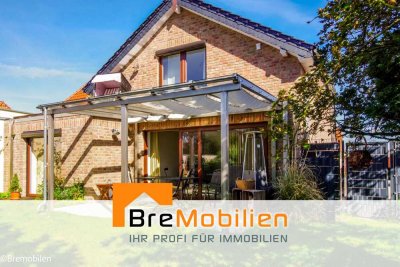 Stilvoll modernisierte DHH in gefragter Lage von Bremen Alt-Osterholz - mit traumhaften Garten