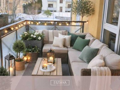 Erstbezug nach Sanierung: Helle 2,5‑Zimmer-Wohnung mit XXL-Balkon, Aufzug und Rollläden