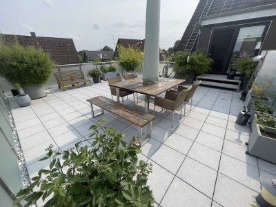 Charmante Maisonette-Wohnung mit Dachterrasse, Garten und Garage zur Miete in Groß Gleidingen