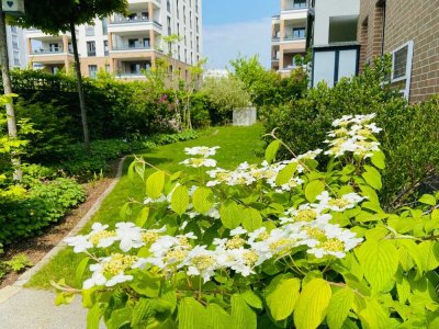 grüne 170m² Garten-Oase | Europaviertel | 125 m² Designer-Wohnluxus | 4,5 Zi | EBK | TG | v. Eigent.