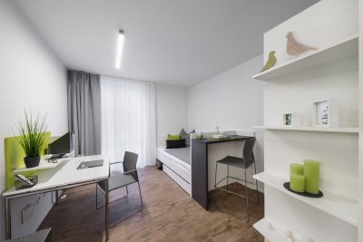 möbliertes 1-Zimmer Apartment mit Top-Aussicht!