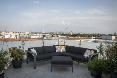 Schicke Penthouse-Wohnung mit Skyline-Blick (hochwertig ausgestattet)