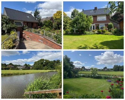 Direkte Wasserlage! Gepflegtes Einfamilienhaus am Fluss in Glückstadt - OTTO STÖBEN GmbH