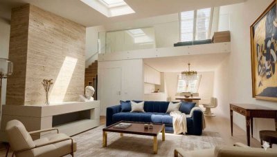 Neubau Penthouse mit Dachterrasse über den Dächern Münchens am Marienplatz
