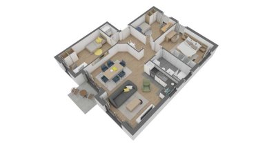 Attraktive 4,5 Zimmer-Wohnung im EG mit eigenem Garten