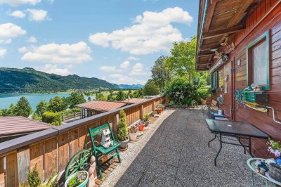 Charmante Freizeitwohnsitz-Hütte mit Seeblick in Walchsee