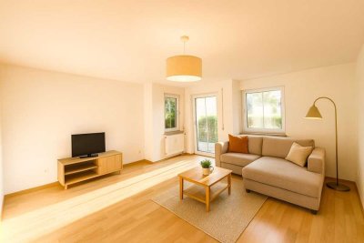Helle 2-Zimmer-Gartenwohnung mit Südwest-Eckgarten in Ingolstadt