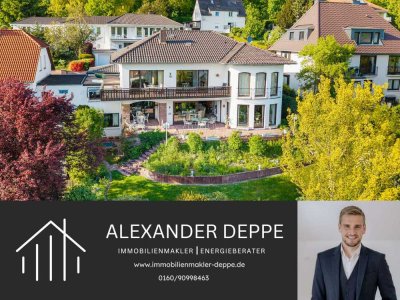 Stilvolles Architektenhaus mit Fernblick in bevorzugter Wohnlage ++Mit Video++