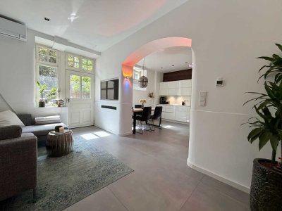 Stilvoll saniertes Souterrain-Juwel mit Terrasse & Garten – Mannheim Oststadt