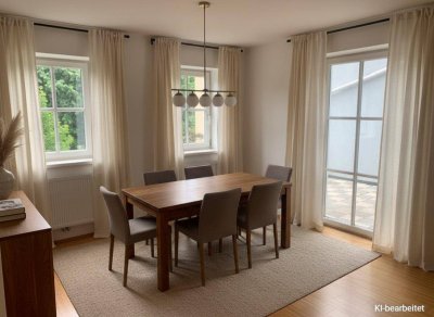 großzügige 2-Zimmer Wohnung mit Terrasse und möblierter Küche