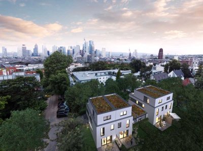 Neubau-Doppelhaushälften (KfW 40) in familienfreundlicher Top-Wohngegend nahe Main und City