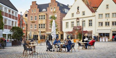 Geschmackvolle, sanierte 1,5-Raum-Wohnung mit Einbauküche in Rheine