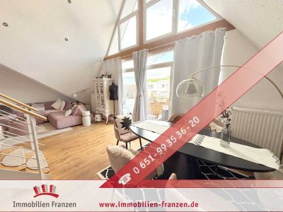 Schweich: Stilvolle Maisonettewohnung mit Loftflair & Tiefgaragenstellplatz