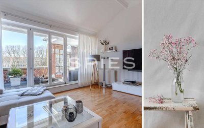 Maritimes Wohnen: Schöne 4-Zimmer-Maisonettewohnung mit Blick auf die Weser