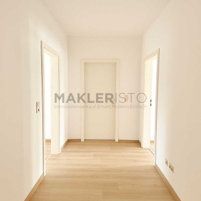 **Helle 3-Zimmer-Wohnung mit Einbauküche, Balkon & Parkettboden im Herzen von Mockau-Nord**