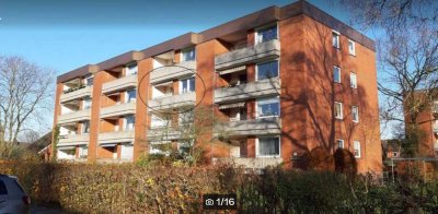Ruhige 3-Zimmer-Wohnung mit Balkon und Einbauküche in Büdelsdorf