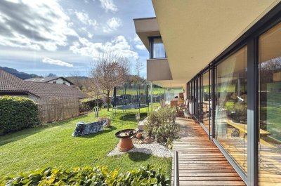 Architektenvilla mit atemberaubender Rundum-Aussicht &amp; Spa-Bereich im Almtal