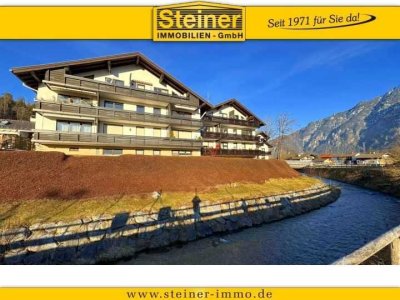 Oberau: NEUER PREIS 2-Zimmer-Balkon-Wohnung ca. 58 m², 1. OG, Keller, EBK, TG-Platz a. W.