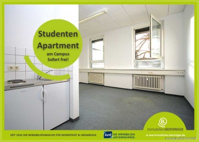 Modernes Studentenapartment direkt am Campus in Darmstadt