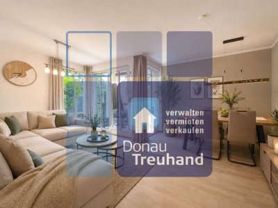 Stadtleben trifft Gartenidylle – attraktive Erdgeschosswohnung mit Terrasse