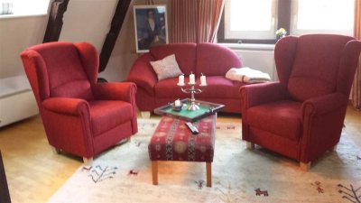 teilmöblierte Wohnung im Dachgeschoss im ältesten Kaufmannhaus der Hansestadt
