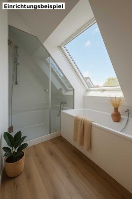Fantastische Dachgeschosswohnung mit EBK & Dampf-Sauna – Stilvolles Ambiente & Weitblick