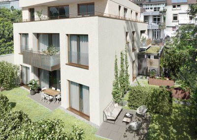 3-Zi.-Whg. "Belle Etage" 92,69 qm mit Gartenanteil | Stadthaus "Wiehre Gärten"