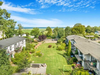 21 Ferienwohnungen aufgeteilt in einzelne GB, alle mit Ostsee Blick