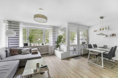Kapitalanlage in Anderten: Vermietete 2-Zimmerwohnung mit Balkon, 2022 komplett saniert