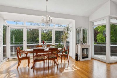 Penthouse Living mit Blick auf die Eilenriede