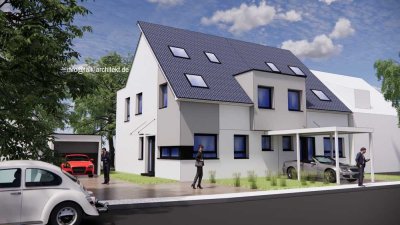 Reiheneckhaus mit Keller A+ | KfW 40 Effizienzhaus! Mit Photovoltaikanlage + Grundstück