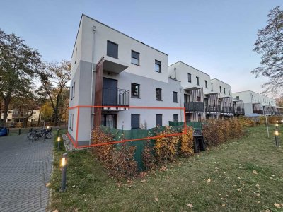 Kapitalanlage: Schöne Wohnung mit Süd Terrasse und Gartenanteil