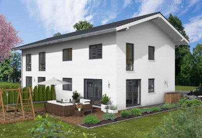 Moderne Neubau Doppelhaushälfte in Fahrenzhausen inkl. 350 qm Grundstück