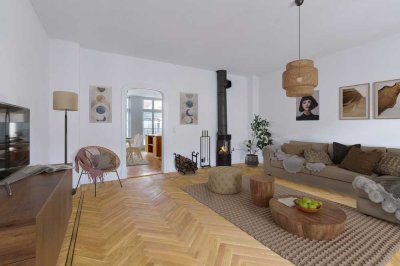 6 Zi.-Luxus-Wohnung in Potsdamer Innenstadt: 202 m², beugsfrei, 2 Terrassen, saniert, provisionsfrei