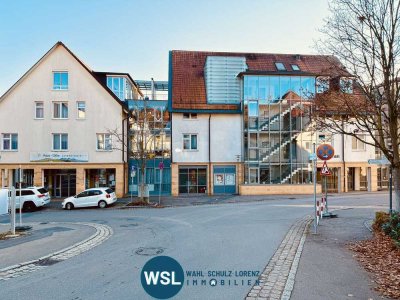 Barrierearme, 2-Zimmer-Wohnung mit Balkon, Weitblick und TG-Stellplatz in Nürtingen-Neckarhausen